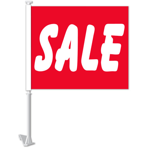 Standard Clip-On Flag - Red Sale