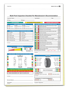 Multi-Point Vehicle Inspection Report #7291
