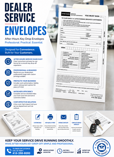 Night Deposit Envelopes - 500/box