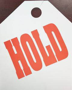 Hold / Sold Mirror Hangers