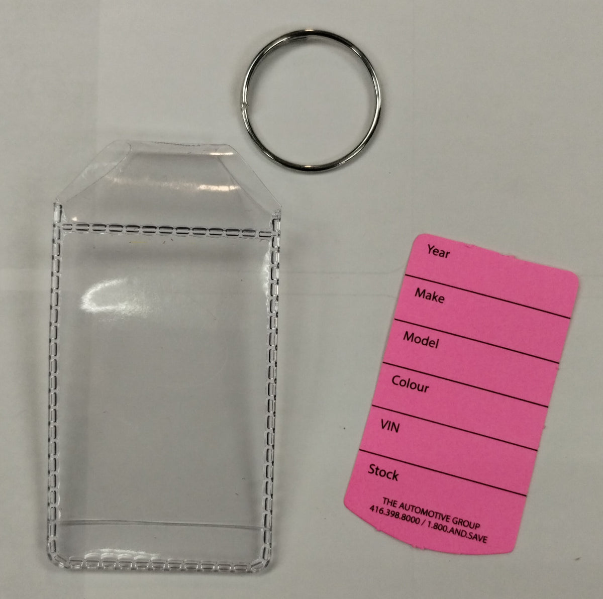 Soft Clear Plastic Key Fob with Paper Insert (100 sets) – The ...