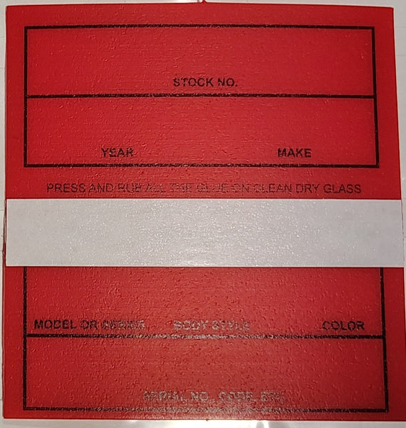 Window Stock Cards