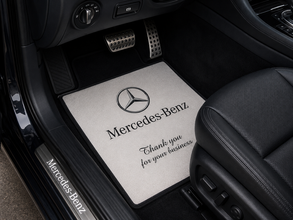 Mercedes-Benz Embossed Floor Mats - 400/Box