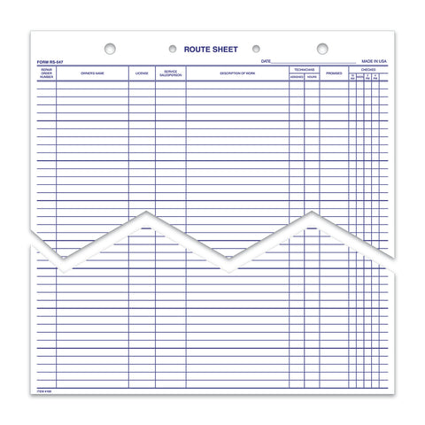 Route Sheets