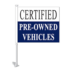 Standard Clip-On Flag - Certified Pre-Owned Blue