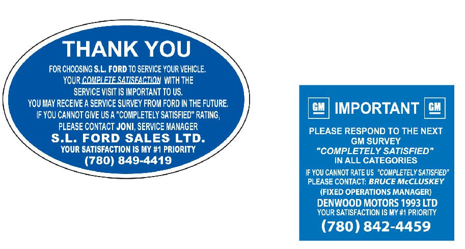 CSI Custom Labels – The Automotive Group