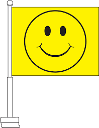 Standard Clip-On Flag - Smile