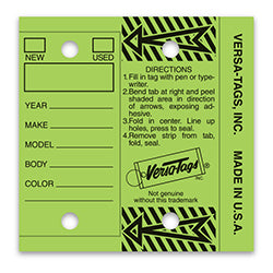 Versa-Tag Key Tags - 250/box