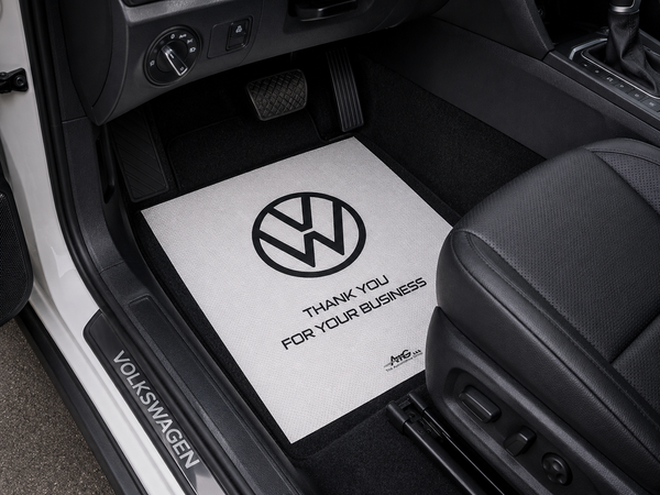 VW Embossed Floor Mats - 400/Box